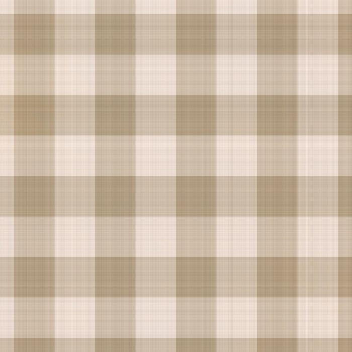 Traditional Beige Gingham Pattern Cabincore Style  Coffee Mug Gallery Image 2