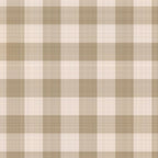 Traditional Beige Gingham Pattern Cabincore Style  Coffee Mug Gallery Image 2