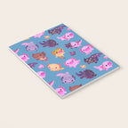 Happy axolotl - blue Notebook Gallery Image 3