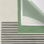 Abstract Lines Composition - Green Wall Tapestry Gallery Image 3