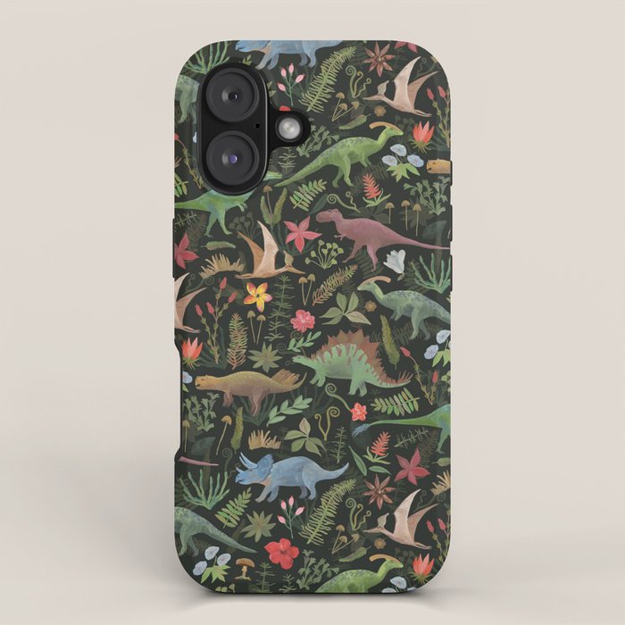 Dinosaur Jungle iPhone Case Gallery Image 1