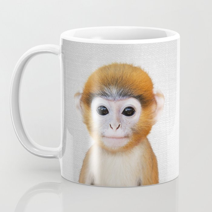 Baby Monkey - Colorful Coffee Mug Gallery Image 3
