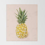 Daisy Pineapple Throw Blanket Gallery Image 2