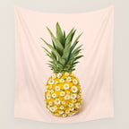 Daisy Pineapple Wall Tapestry Gallery Image 4