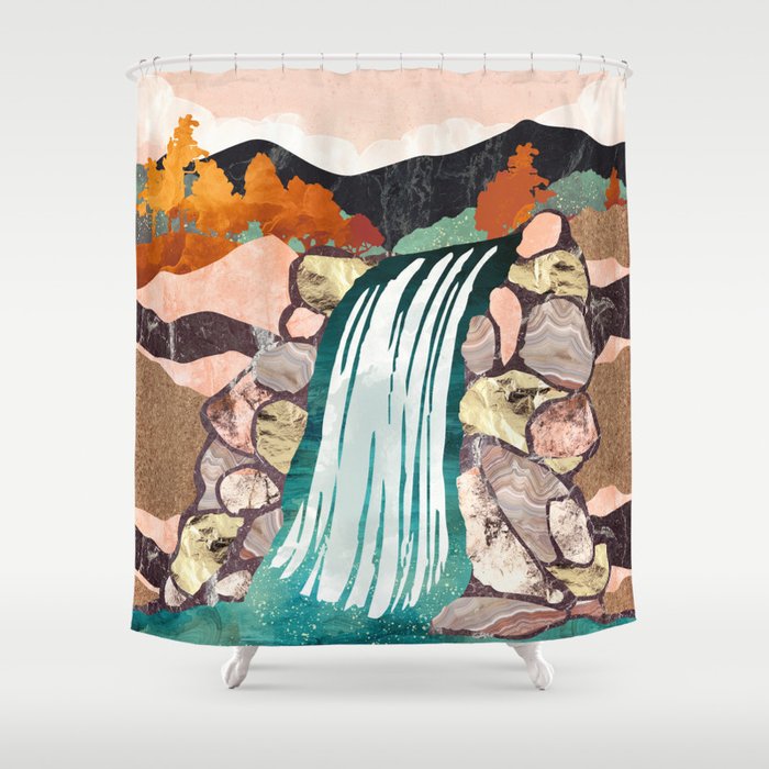 Autumn Falls Shower Curtain Gallery Image 1