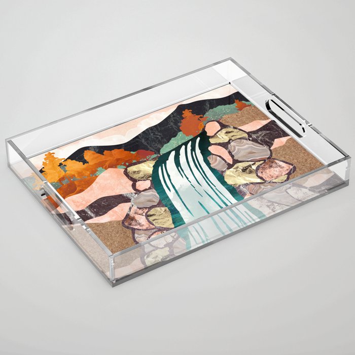 Autumn Falls Acrylic Tray Gallery Image 1