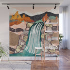 Autumn Falls Wall Mural Gallery Image 1