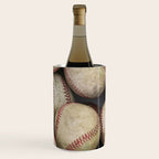 Many Baseballs - Background pattern Sports Illustration Wine Chiller Gallery Image 1