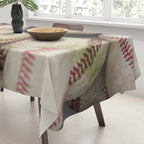 Many Baseballs - Background pattern Sports Illustration Tablecloth Gallery Image 3