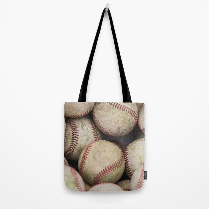 Many Baseballs - Background pattern Sports Illustration Tote Bag Gallery Image 2