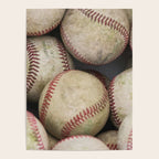 Many Baseballs - Background pattern Sports Illustration Poster Gallery Image 4
