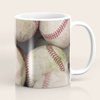 Many Baseballs - Background pattern Sports Illustration Coffee Mug Gallery Image 1