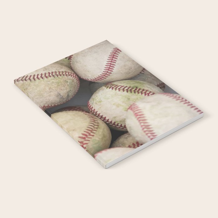 Many Baseballs - Background pattern Sports Illustration Notebook Gallery Image 2