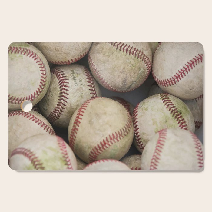 Many Baseballs - Background pattern Sports Illustration Cutting Board Gallery Image 1