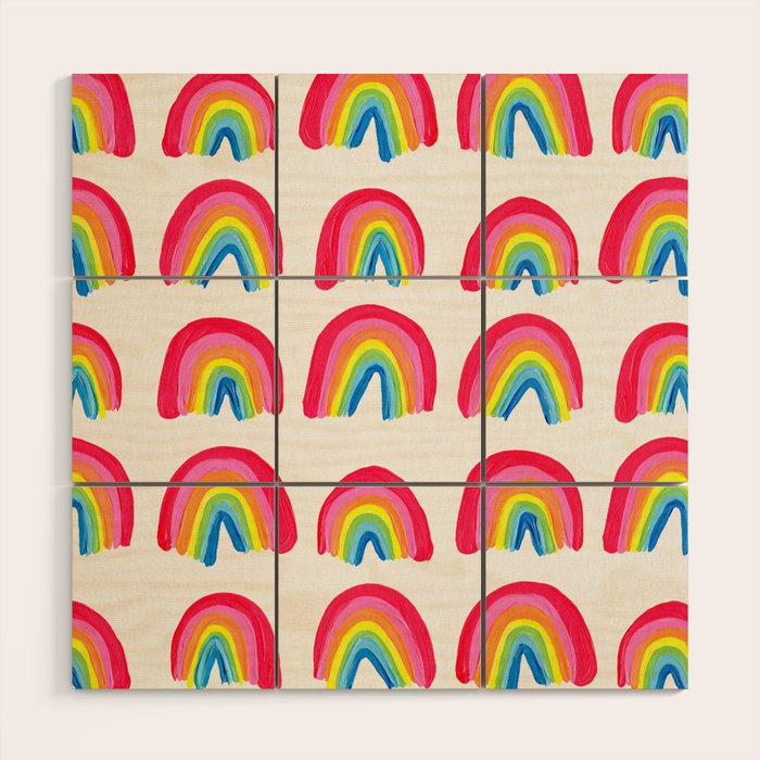 Rainbow Collection â Classic Palette Wood Wall Art Gallery Image 1