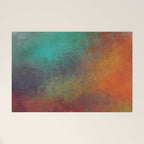 Colorful Rust Aesthetic Grunge Art Welcome Mat Gallery Image 1