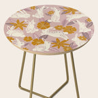 Bunnies & Blooms - Mauve & Ochre Palette Side Table Gallery Image 2
