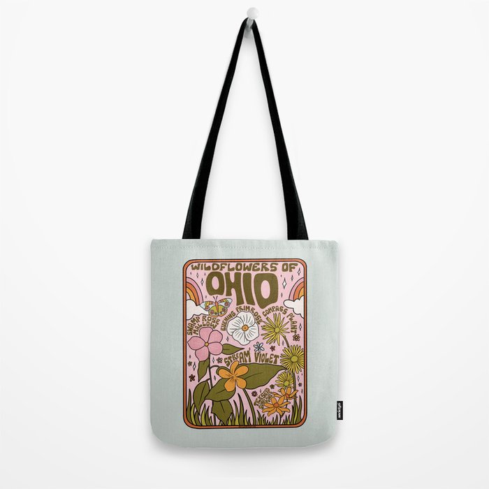 Ohio Wildflowers Tote Bag Gallery Image 2