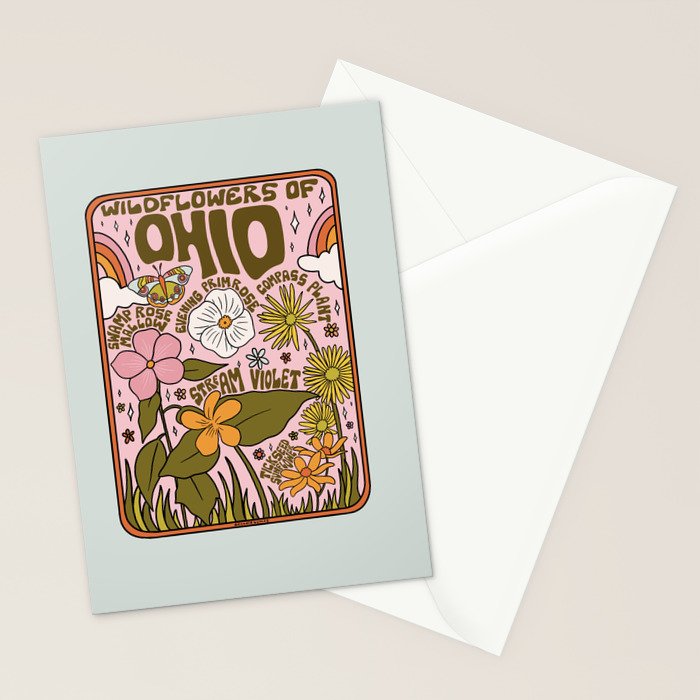Ohio Wildflowers Stationery Card Gallery Image 2