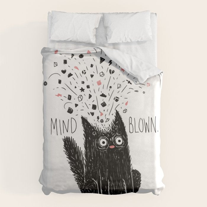 MIND BLOWN. Duvet Cover Gallery Image 6