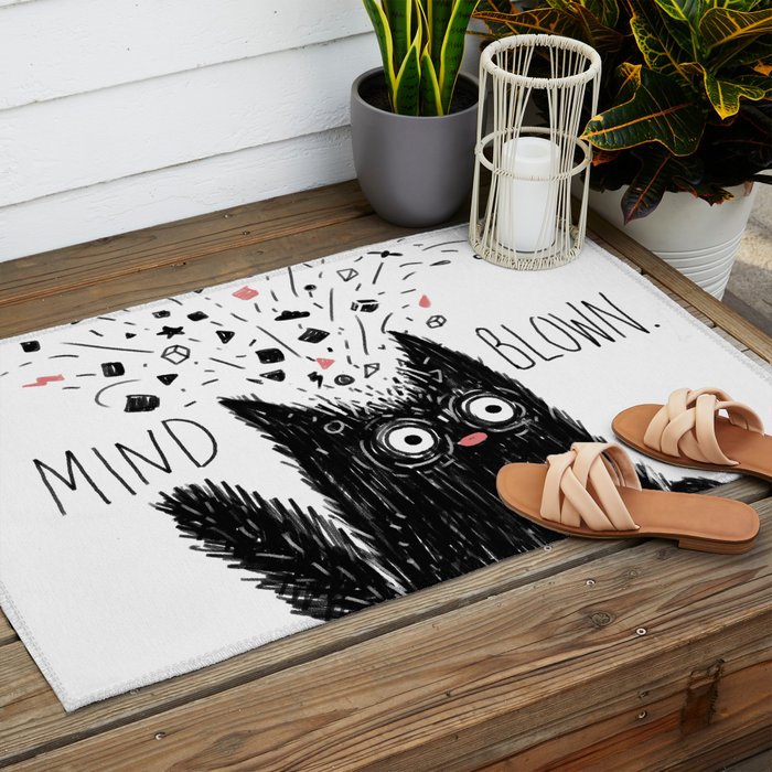 MIND BLOWN. Outdoor Rug Gallery Image 2