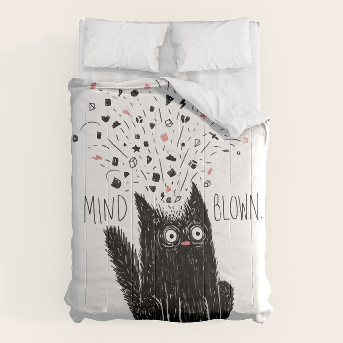 MIND BLOWN. Comforter Gallery Image 6