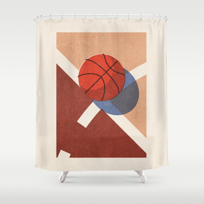 BALLS - Basketball - Indoor - II b Shower Curtain Gallery Image 1