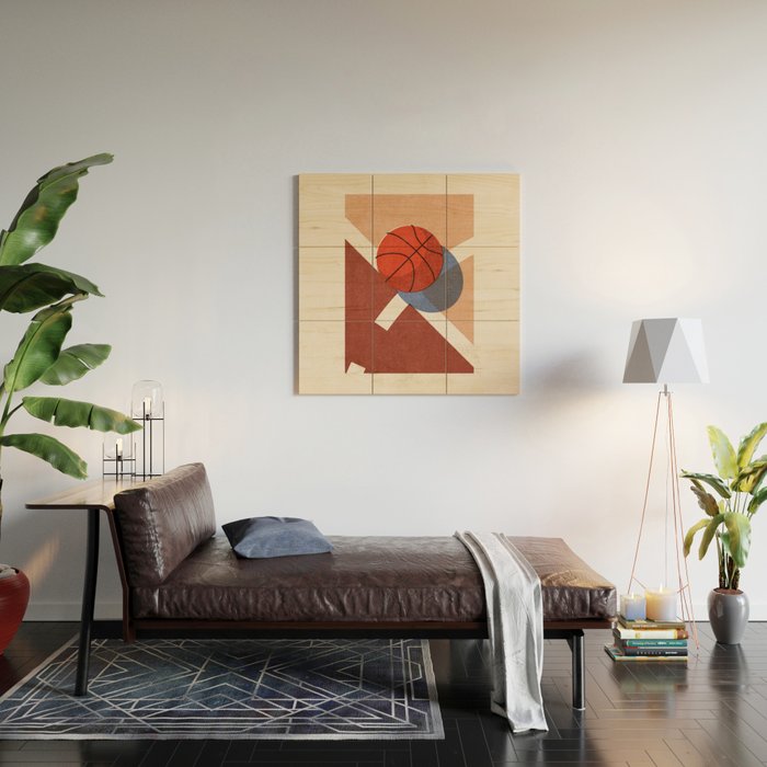 BALLS - Basketball - Indoor - II b Wood Wall Art Gallery Image 2