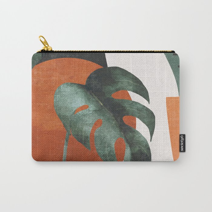 Abstract Art Plants Carry All Pouch Gallery Image 1