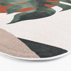 Abstract Art Plants Bath Mat Gallery Image 3