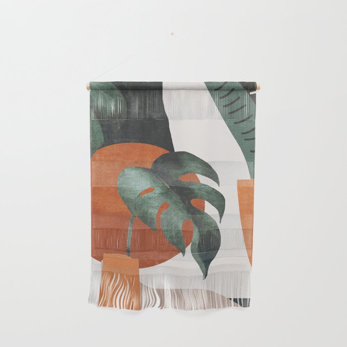 Abstract Art Plants Wall Hanging Gallery Image 1