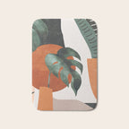 Abstract Art Plants Bath Mat Gallery Image 1