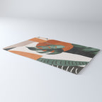 Abstract Art Plants Rug Gallery Image 3