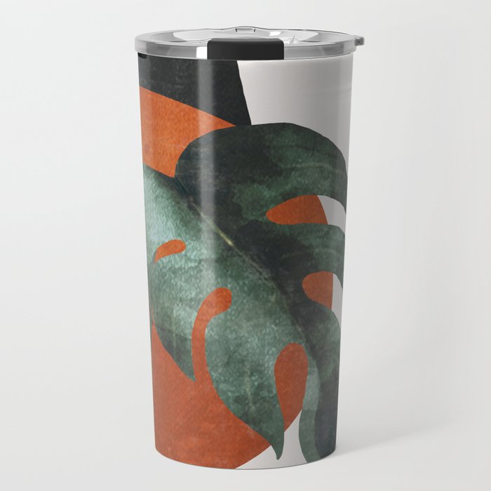 Abstract Art Plants Travel Mug Gallery Image 1