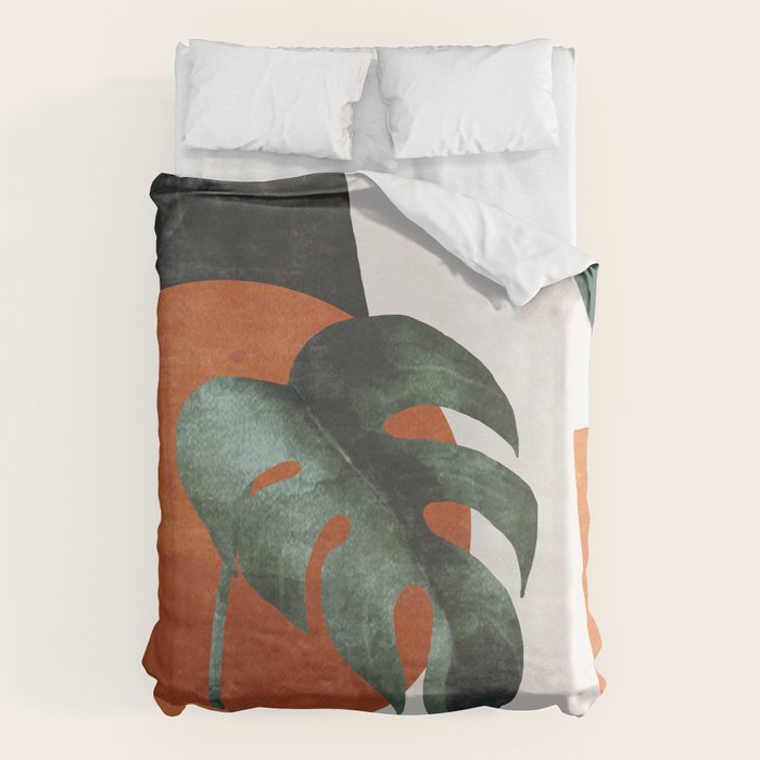 Abstract Art Plants Duvet Cover Gallery Image 1