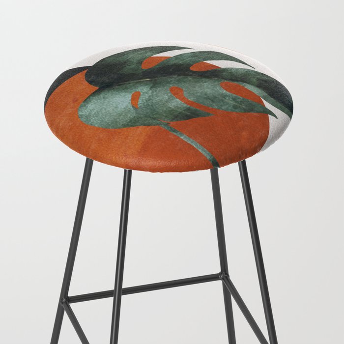 Abstract Art Plants Stool Gallery Image 2
