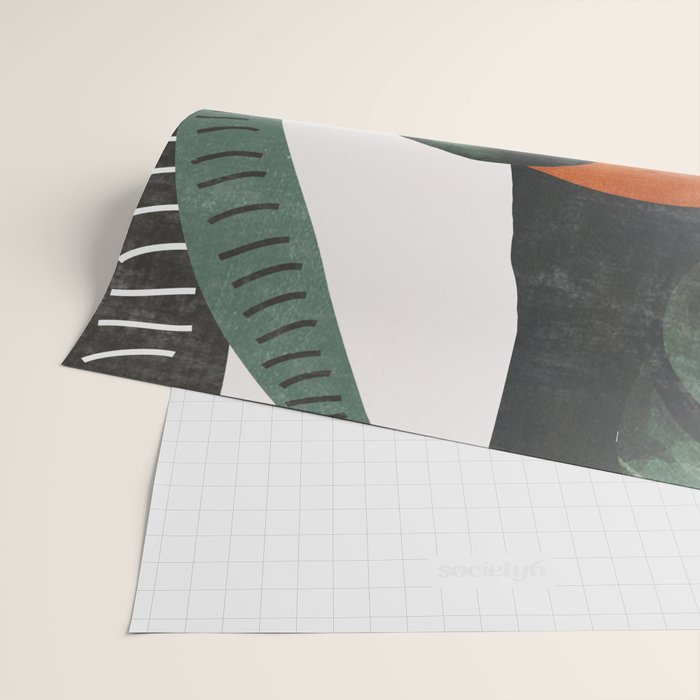 Abstract Art Plants Wrapping Paper Gallery Image 2
