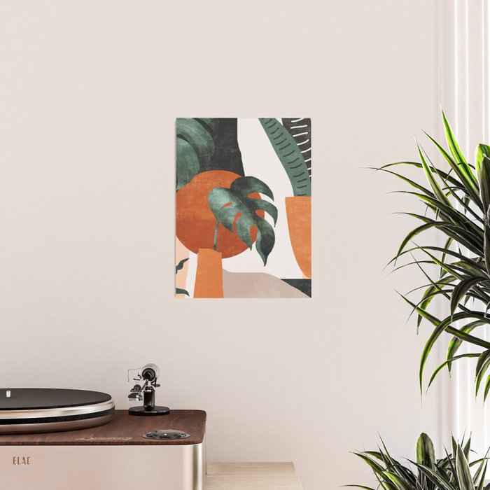Abstract Art Plants Poster Gallery Image 2