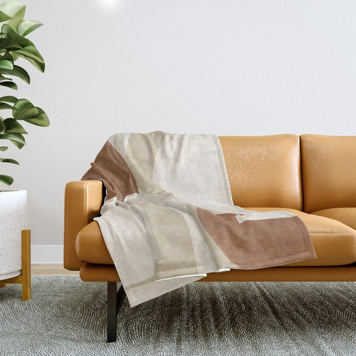 Minimal Abstraction 5 Throw Blanket Gallery Image 1