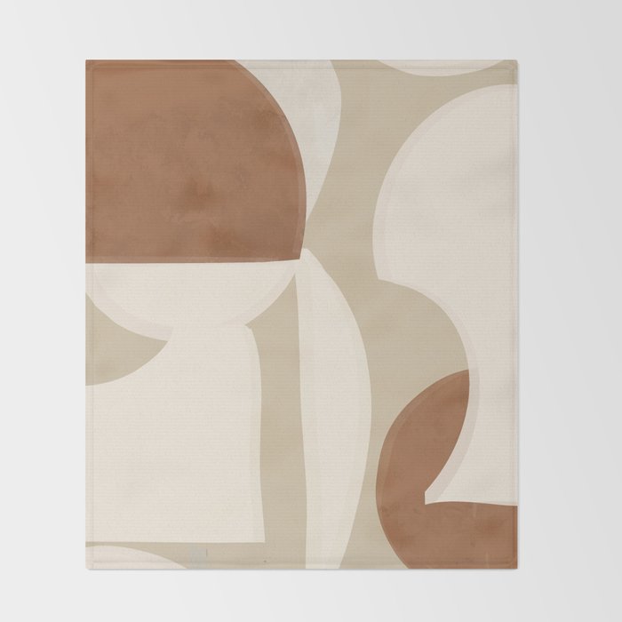 Minimal Abstraction 5 Throw Blanket Gallery Image 2