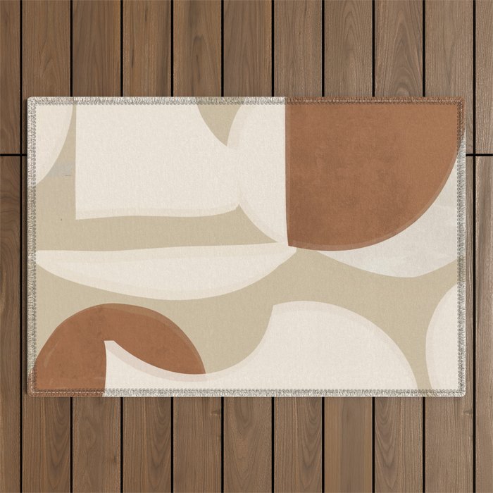 Minimal Abstraction 5 Outdoor Rug Gallery Image 1