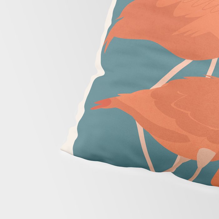 Graceful Flamingos 3 Pillow Sham Gallery Image 4