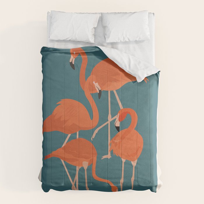 Graceful Flamingos 3 Comforter Gallery Image 6