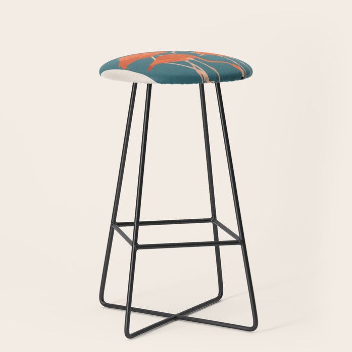 Graceful Flamingos 3 Stool Gallery Image 1