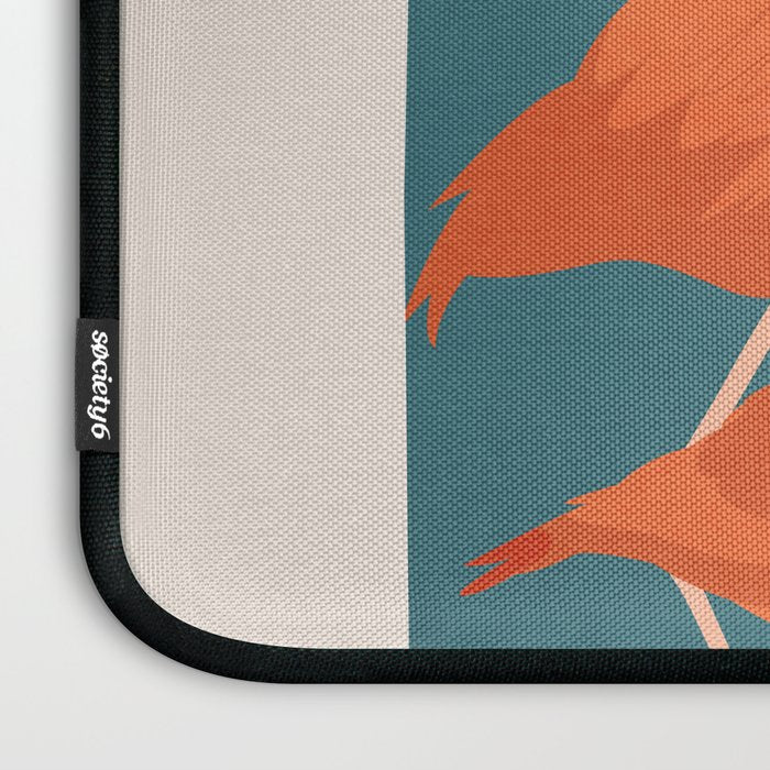 Graceful Flamingos 3 Laptop Sleeve Gallery Image 3
