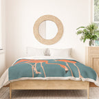 Graceful Flamingos 3 Duvet Cover Gallery Image 3