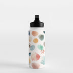 WILD WHIMS Abstract Watercolor Brush Strokes Water Bottle Gallery Image 3