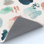 WILD WHIMS Abstract Watercolor Brush Strokes Rug Gallery Image 4