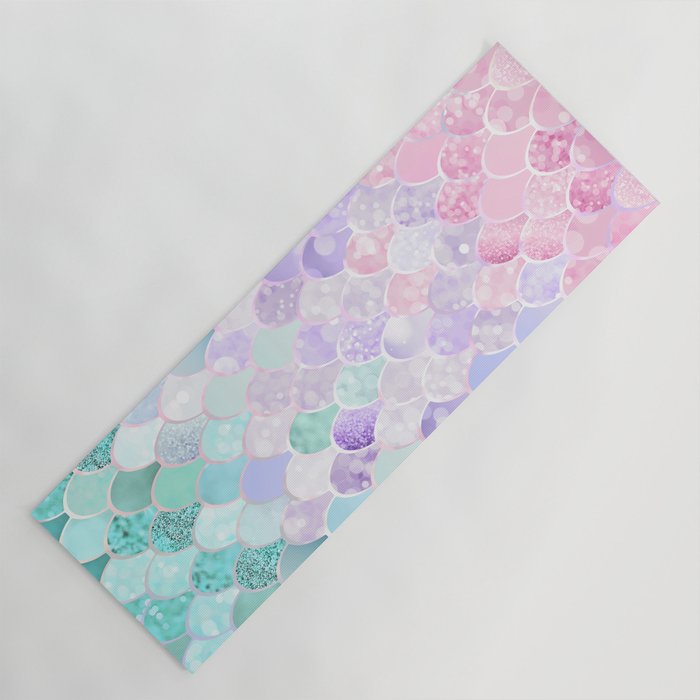 Mermaid Pastel Aesthetics Yoga Mat Gallery Image 1