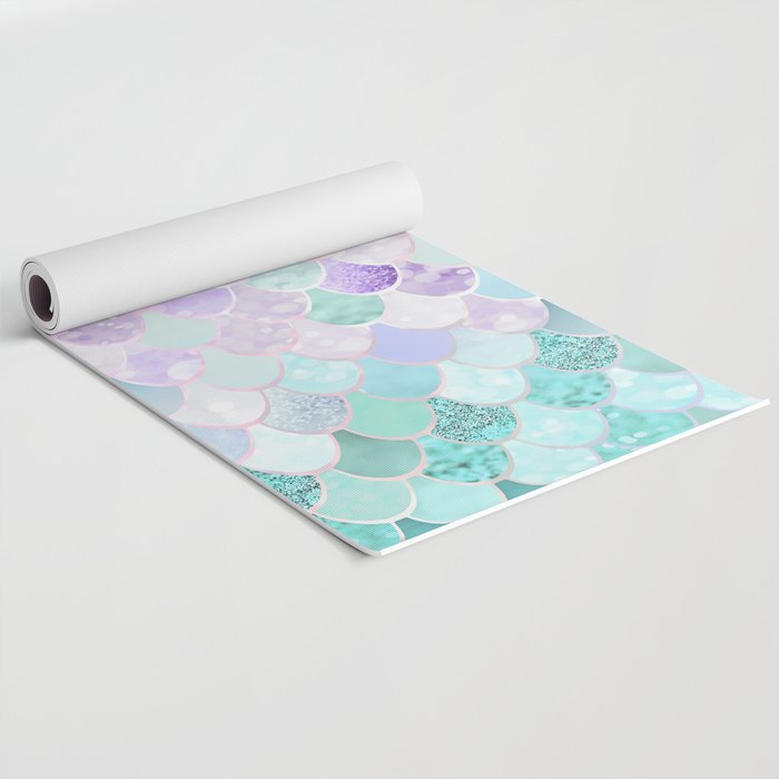 Mermaid Pastel Aesthetics Yoga Mat Gallery Image 2